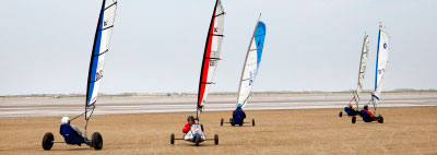 sand sailing – recreational fun with high speed